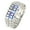 Silver+Blue, variant on Xinyolin Fashion LED Digital Alloy Men Women Wrist Watch Bracelet, Chain Valentines Gift