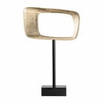 thumbnail image 2 of Losange en Aluminium de 21,75 Po sur Socle, Or, KD, 2 of 4