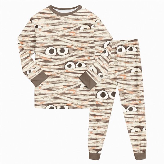 4-5 Years Tween Girls Short Sleeve Print Shirts Tops Pants Outfits Matching Family Halloween Pajamas Halloween Pajamas Baby