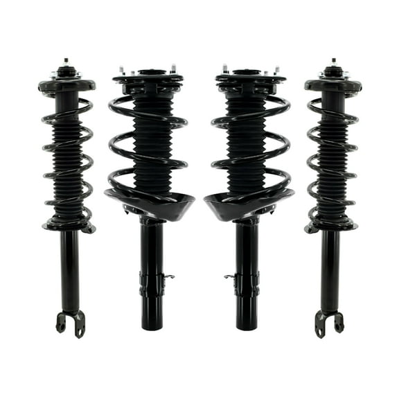 Set of 4 Front-Rear Quick Complete Strut-Coil Spring For 2016 2017 Honda Accord