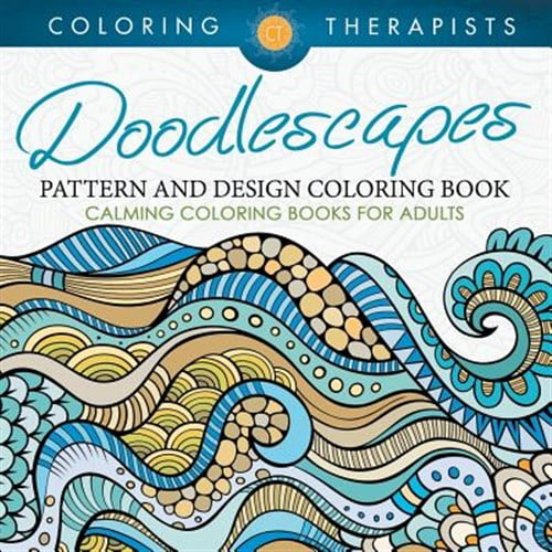 Pre-Owned Doodlescapes: Pattern And Design Coloring Book - Calming Coloring Books For Adults Paperback