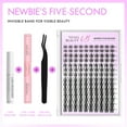 thumbnail image 2 of Kit de extensiones de pestañas VEYESBEAUTY Lash Clusters Newbie's, 2 of 6