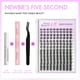 thumbnail image 2 of Kit de extensiones de pestañas VEYESBEAUTY Lash Clusters Newbie's, 2 of 6