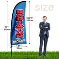 thumbnail image 3 of QSUM Radiator Feather Flag Kit,7FT Auto Parts Shop Advertising Banner, Radiator Store Businesses Signs, 3 of 4