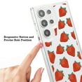 thumbnail image 4 of Allytech Shockproof Case for Samsung Galaxy S22 Ultra - Camera & Screen Protection - Ultra Thin & Lightweight - Fashion Fruit Pattern - All Around Cushion Protective Case - Strawberry, 4 of 11