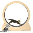 thumbnail image 3 of Joyfeel Cat Wheel, 46 inch Large Cat Treadmill, Cat Exercise Wheel with Carpeted Runway, Cat Treadmill for Indoor Cats, Cat Exerciser, Cat Running Wheels for Cat Lovers, Weight Loss and Health, 3 of 10