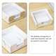 thumbnail image 4 of EXHUMKY 2Ud Caja Organizadora De Papelería Acrílica Con Estilo Mármol Para Uso Doméstico, 4 of 8