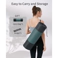 thumbnail image 7 of YR Yoga Mat Thick 4/5" High Density NBR Exercise Mat for Home Gym Workout, 76"X24" Green, 7 of 7
