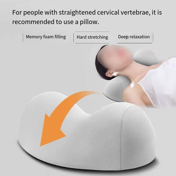 Memory Cotton Cervical Pillow Sleeping Neck Pillow for Protecting The Cervical Spine Cozy Removable Portable Home Accessories