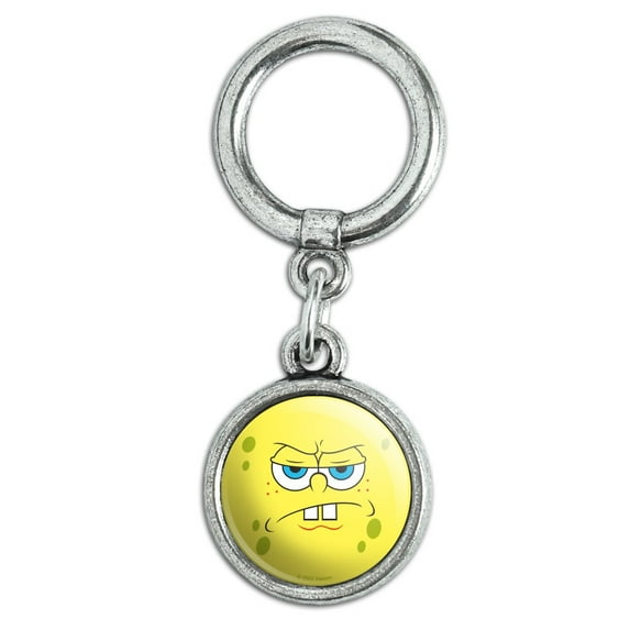SpongeBob Angry Face Shoe Sneaker Shoelace Charm Decoration
