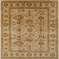 thumbnail image 1 of Ahgly Company Machine Washable Indoor Square Industrial Modern Brown Sand Brown Area Rugs, 7' Square, 1 of 7