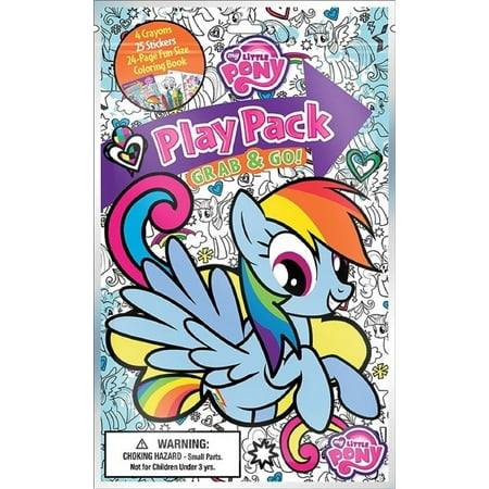 Party Favors - My Little Pony - Grab and Go Play Pack - Rainbow Dash - 8ct