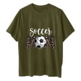 thumbnail image 5 of Tops de manga corta con hombros caídos informales de verano para mujer, camisetas divertidas con cuello redondo y estampado de béisbol OAVQHLG3B Store  lin121212, 5 of 5