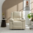 thumbnail image 6 of Power Lift Recliner Chair for Elderly, Recliners with Adjustable Massage and Heating Function,Sofa Corduroy Fabric Recliner Chair with Infinite Position for Living Room,Beige, 6 of 13