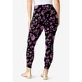 thumbnail image 2 of Roaman's Women's Plus Size Essential Stretch Ankle Length Pull-On Legging, 2 of 6
