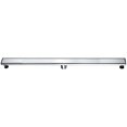 thumbnail image 1 of Stainless Steel Shower Drain Channel Side Outlet with Adjustable Feet -18 G, 1 of 1