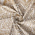 thumbnail image 4 of 150*200cm/59x78inch White Golden Mandala Shadow Indian Wall Hangings/Golden Tapestry Mandala Hippie/Psychedelic Bohemian Curtains Oriental Decorations/Golden Tapestry Bedspread, 4 of 5