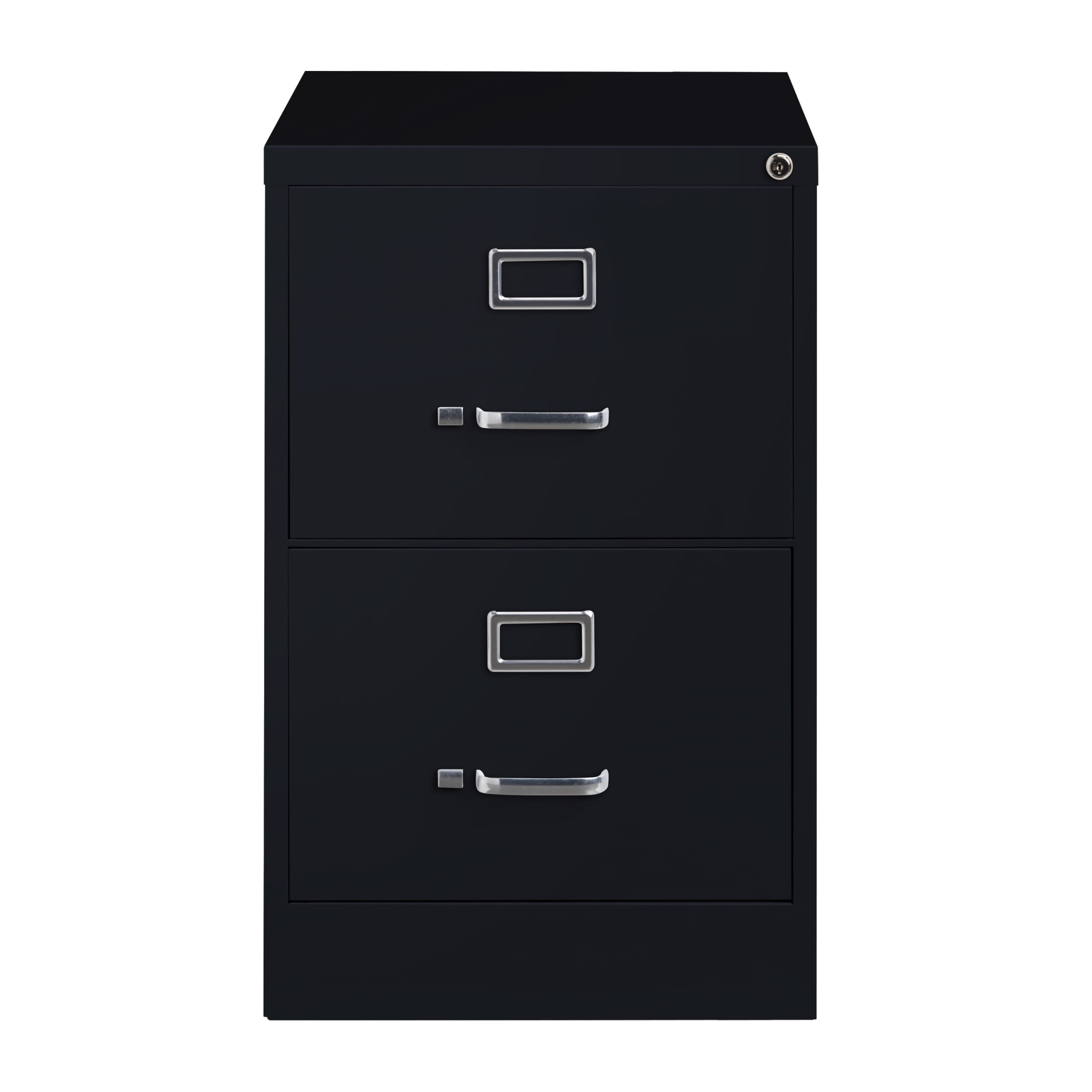 Hirsh 26.5-in Deep Metal 2 Drawer Legal Width Vertical File Cabinet Black