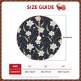 thumbnail image 2 of Sikiie Lilies Flowers Nativity Christmas Tree Skirt, Jesus Christian Winter Holiday Tree Mat Decoration(30-48IN)30", 2 of 6