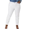 thumbnail image 2 of Pantalones Vaqueros Lavado Elásticos De AltuMedTalGrande Vaqueros Pitillo PaMujer Blanco 4XL, 2 of 6