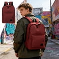 thumbnail image 2 of Yhmxh Backpack for Men and Women, Lightweight Bookbag Casual Daypack Backpacks, Waterproof Durable Daily Bookbag for College, Work, Travel, 2 of 7