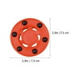 thumbnail image 4 of NUOLUX 3 Pcs Balles de Hockey à Roulettes Rouges Nylon à Fort Impact Compétition pour Associations, 4 of 5