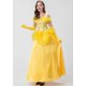 thumbnail image 3 of 26-27 Halloween Beauty And The Beast Princess Belle Cosplay Costume Stage Performance Royal Court Queen Gown Anime Fancy, 3 of 5