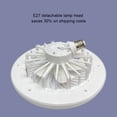thumbnail image 2 of Inteprter 2 ventiladores de techo para dormitorio con control remoto multifunción, iluminación segura y de bajo consumo E27 Electrodomésticos, 2 of 6