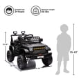 thumbnail image 4 of CazToi 12V Kids Ride On Car Remote Control 4 Wheel Suspension Battery Display LED Lights Music for Boys Girls, 4 of 7