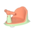 thumbnail image 1 of Asiento de baño para bebé, Asiento de baño para recién nacido con asa desmontable, Asiento en el piso, tapete suave para sentarse, taburete de ducha, Naranja, 1 of 9