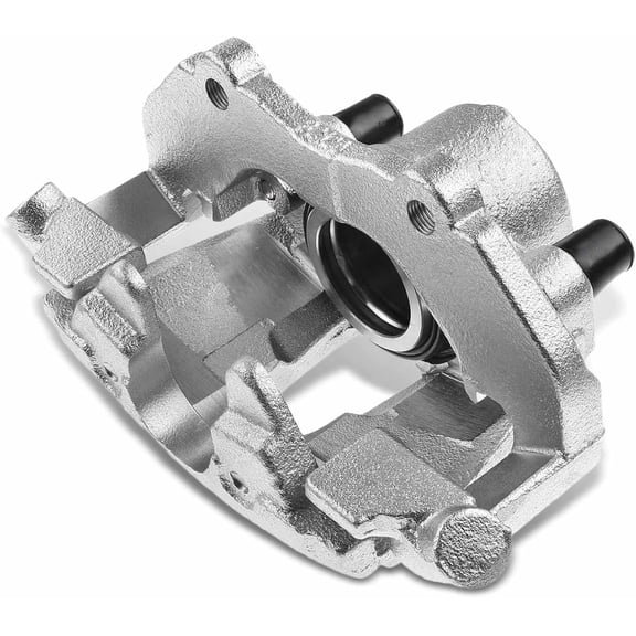 A-Premium Disc Brake Caliper Assembly with Bracket Compatible with Select Mazda Models - 3 2007 2.0L, 3 2005-2007 2.3L, 5 2006-2007 2.3L, Naturally Aspirated- Front Left Driver Side