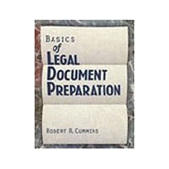 Pre-Owned Basics of Legal Document Preparation Paperback