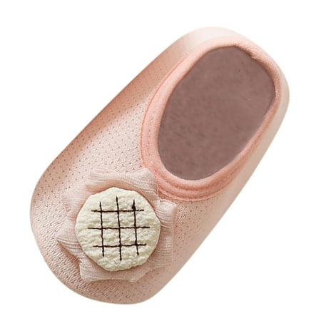 

Yinguo Floor Socks For Children Flowers Spring And Summer Mesh Baby Shoes Socks Baby Toddler Socks Soft Bottom Non Slip Floor Shoes Pink 13