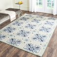 thumbnail image 3 of Safavieh Four Seasons 2'3" X 3'9" Hand Hooked Rug in Ivory and Blue, 3 of 3