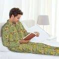 thumbnail image 5 of KLL Taco Sleepwear Mens Flannel Pajamas,Long Cotton Pj Set, 5 of 7