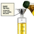 thumbnail image 3 of Jarra de aceite de vidrio de 100ml, botella de aceite en aerosol transparente, botellas para salsa, vinagre, ensalada de barbacoa, aceite para hornear frito, 3 of 7