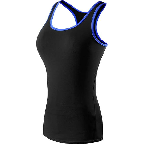 3-Pack Compression Dry Tank Top Women's Sleeveless Sports Tank Top