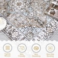 thumbnail image 3 of 2025 New Washable Runner Rug, 5 x 7 (8 x 10, 9 x 12) Feet Hallway Rug Runner Long Entryway Rug, Low-Pile Accent Rug for Bedroom, Non-Slip Soft Carpet Runner Throw Rugs for Bathroom Laundry Room, 3 of 7