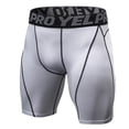 thumbnail image 4 of Paquete de 3 pantalones cortos para hombre Ropa interior de entrenamiento activo YEL  Pantalones cortos, 4 of 7
