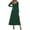 Dark Green, variant on PRETTYGARDEN Women Sweater Dress Fall Fashion Long Sleeve V Neck Ribbed Knit Pleated A Line Elegant Maxi Winter Dresses