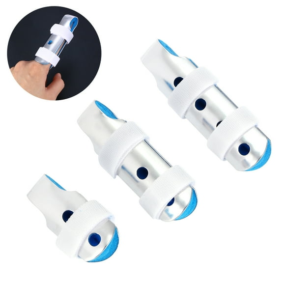 Healifty Finger Fixed Strap Finger Splints Multi 3Pack EVA Pad