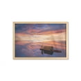 thumbnail image 1 of Fantasy Wall Art with Frame, Imaginary World Man Shipping on His Boat Rowing Fluffy Clouds Endless View Image, Printed Fabric Poster for Bathroom Living Room, 35" x 23", Multicolor, by Ambesonne, 1 of 2