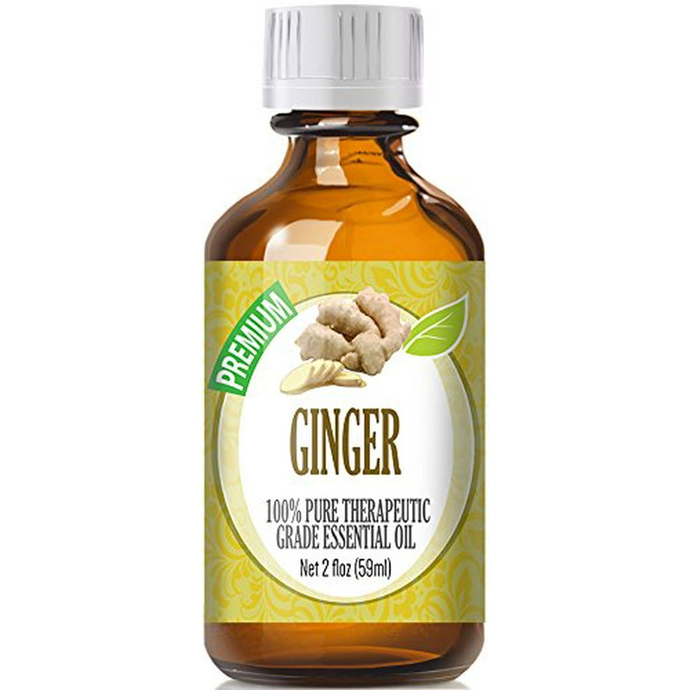 Healing Solutions Ginger Oil (60ml) 100 Pure, Best Therapeutic Grade