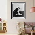 thumbnail image 3 of Historic Framed Print, [W.C. Fields, in costume, playing billiards], 17-7/8" x 21-7/8", 3 of 9