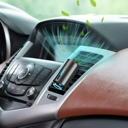 

UNLLLL Smart Car Freshener With Three Intelligent Car Aroma Rechargeable Long Stand By Time Aroma Diffuser With Empty Bottle No Essential Oil 10ML for Home Outdoor Car