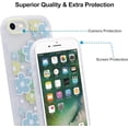 thumbnail image 3 of Case for iPhone SE 2022 / iPhone 7 / iPhone 8,  Light Yellow Flower Floral Design for Women Girl Full Body Slim Soft Protective Case TPU Cover for iPhone SE 2022/iPhone SE 2020/iPhone 7/iPhone 8, 3 of 13