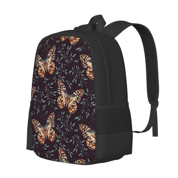 Fotbe Butterfly1 Mochila para Hombre y Mujer - Tela Oxford 600D Resistente - Mochila Impermeable de Gran Capacidad para Escuela, Viajes y Senderismo