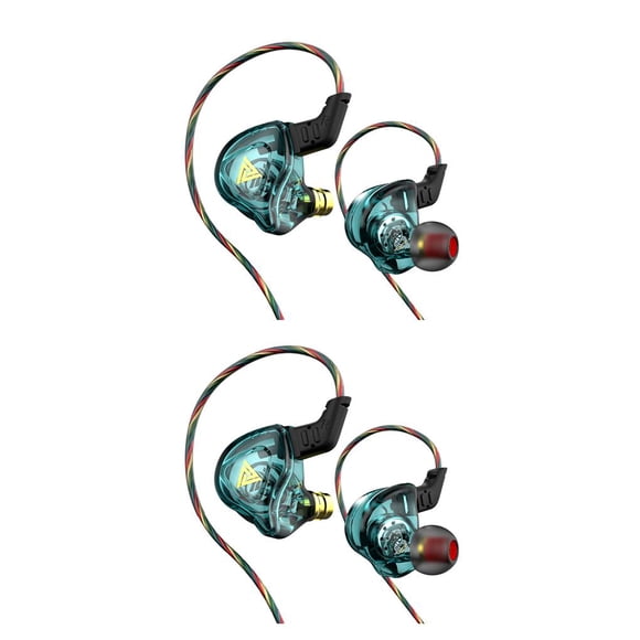 Inteprter Auricular con cable Profesional HiFi Auricular Juego Jugar Auriculares intrauditivos Cian Type2 NO2
