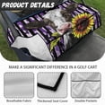 thumbnail image 6 of Whosucclay Cow and Sunflower Pattern Durable Golf Cart Seat Cover Elastic for Club Car Yamaha EZGO Icon, Wear-Resistant Golf Cart Seat Blanket, 6 of 7