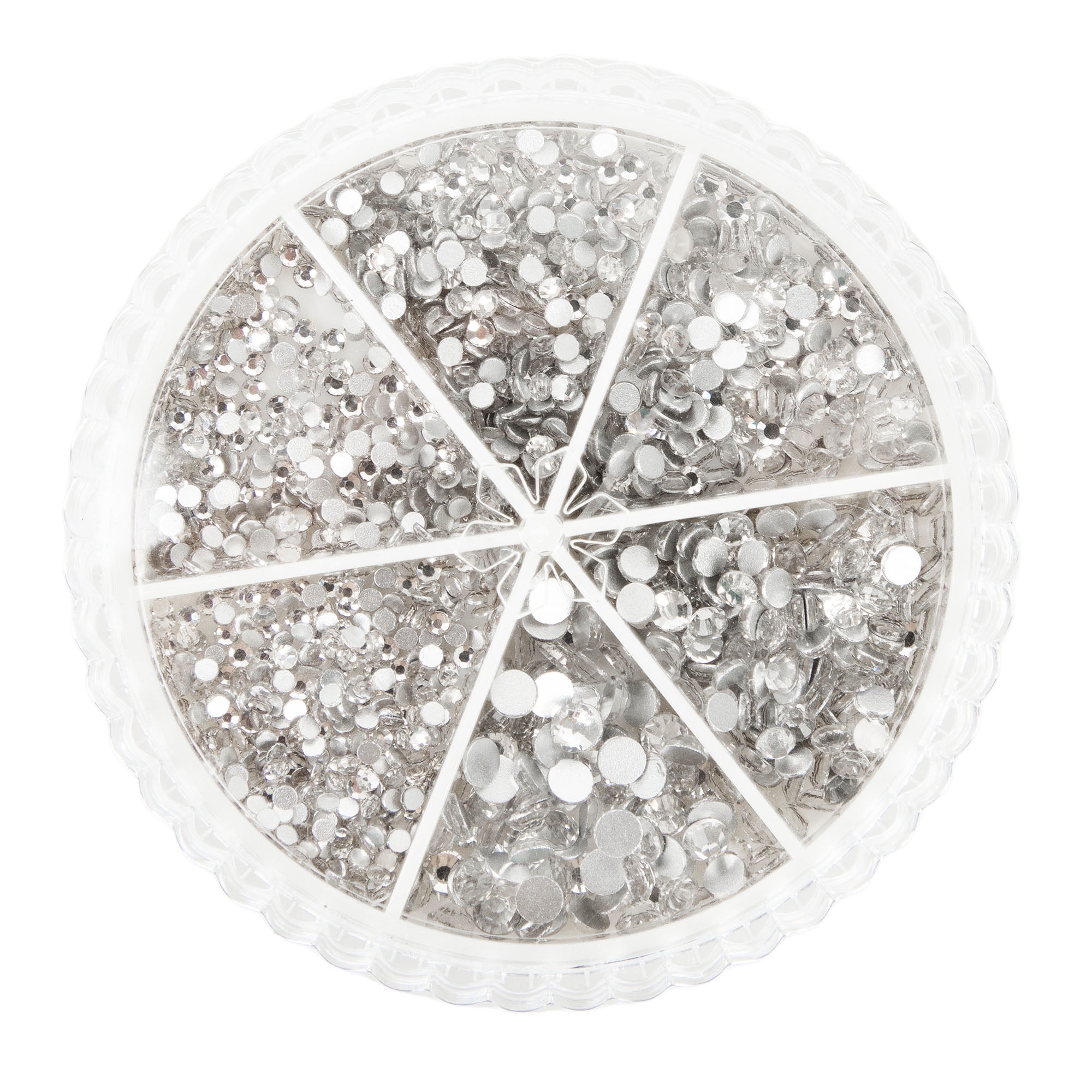 Cousin DIY Crystal Flatback Embellishments Clear Glass Rhinestones 23g 1248 Piece Model 69992776